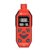 SENSYX Digital Carbon Monoxide Meter | 0-9,999ppm & 1ppm Resolution Display with Temperature and Humidity | Gas Sensor Sniffer with Sound Light Warning, Adjustable