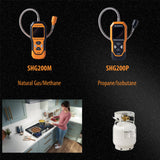 SENSYX Rechargeable Natural Gas Methane Propane Leak Detector Combustible Sniffer