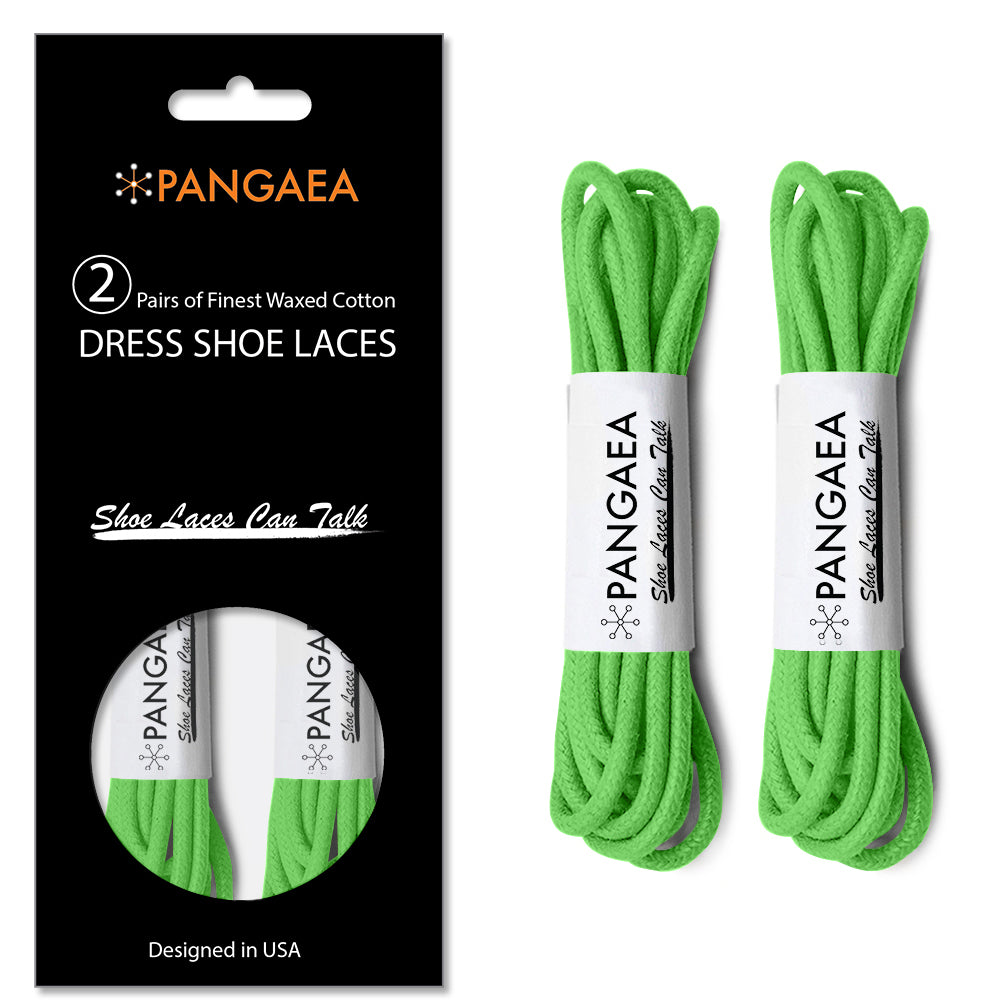 Waxed Shoelaces for Dress Shoes – PANGAEA