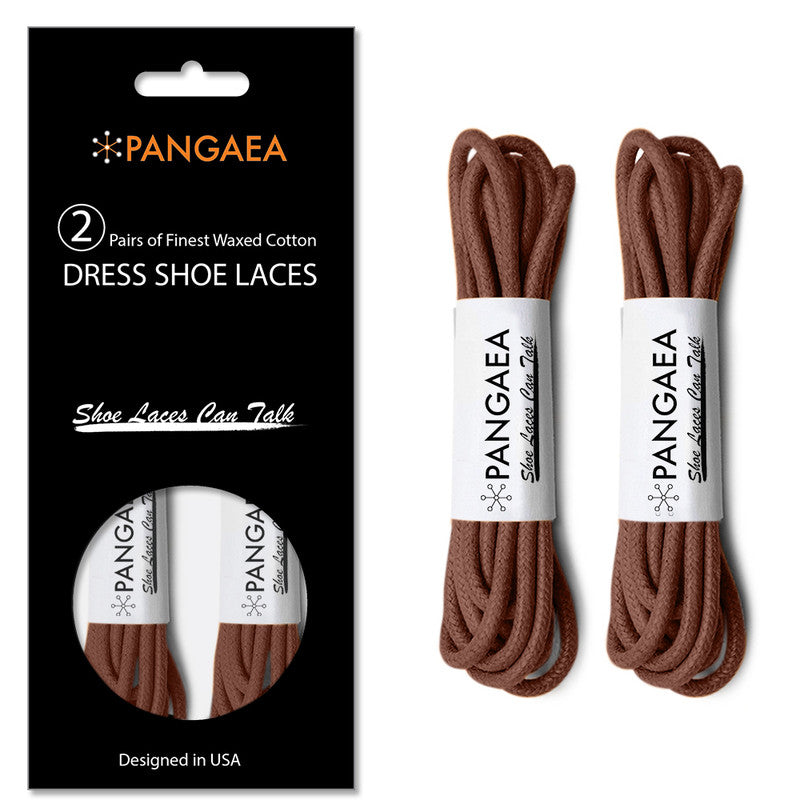 Waxed Shoelaces for Dress Shoes – PANGAEA